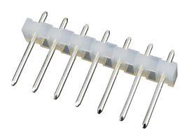 MOLEX 10-08-1071 Pin Header, Board-to-Board, Wire-to-Board, 5.08 mm, 1 Rows, 7 Contacts, Through Hole Straight