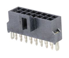 MOLEX 105312-1216 引脚针座, 电源, 线至板, 2.5 mm, 2 排, 16 触点, 通孔直型, Nano-Fit 105312 Series