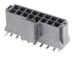 MOLEX 105429-1116 引脚针座, 线至板, 2.5 mm, 2 排, 16 触点, 表面安装直型, Nano-Fit 105429 Series