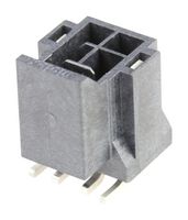 MOLEX 105429-1204 Pin Header, Wire-to-Board, 2.5 mm, 2 Rows, 4 Contacts, Surface Mount Straight