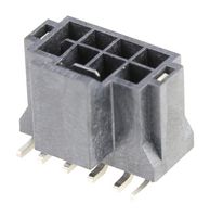 MOLEX 105429-1208 引脚针座, 线至板, 2.5 mm, 2 排, 8 触点, 表面安装直型, Nano-Fit 105429 Series
