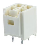 MOLEX 151048-1411 引脚针座, 电源, 线至板, 6.5 mm, 2 排, 4 触点, 通孔直型, CP-6.5 151048 Series