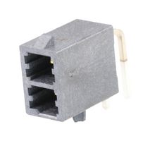 MOLEX 172064-1002 引脚针座, 线至板, 5.7 mm, 2 排, 2 触点, 通孔直角, Mega-Fit 172064 Series