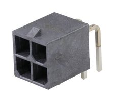 MOLEX 172064-1004 引脚针座, 线至板, 5.7 mm, 2 排, 4 触点, 通孔直角, Mega-Fit 172064 Series