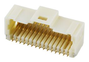 MOLEX 203566-3007 引脚针座, 信号, 线至板, 1 mm, 2 排, 30 触点, 表面安装直角, Pico-Clasp 203566 Series