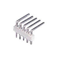 MOLEX 22-05-2041 引脚针座, 板至板, 线至板, 2.54 mm, 1 排, 4 触点, 通孔直角, KK 254 4094 Series