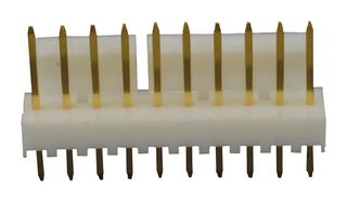 MOLEX 22-11-2102 引脚针座, 信号, 线至板, 2.54 mm, 1 排, 10 触点, 通孔直型, KK 254 6373 Series