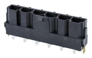 MOLEX 42819-6223 引脚针座, 电源, 线至板, 10 mm, 1 排, 6 触点, 通孔直型, Mini-Fit Sr. 42819 Series