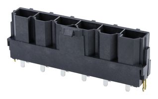 MOLEX 42819-6233 引脚针座, 电源, 线至板, 10 mm, 1 排, 6 触点, 通孔直型, Mini-Fit Sr. 42819 Series