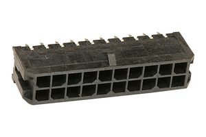 MOLEX 43045-2024 Pin Header, Wire-to-Board, 3 mm, 2 Rows, 20 Contacts, Through Hole Straight