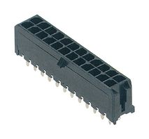 MOLEX 43650-0625 引脚针座, 线至板, 3 mm, 1 排, 6 触点, 表面安装直型, Micro-Fit 3.0 43650 Series