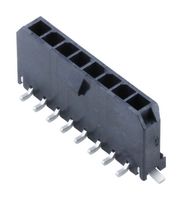 MOLEX 43650-0824 引脚针座, 线至板, 3 mm, 1 排, 8 触点, 表面安装直型, Micro-Fit 3.0 43650 Series