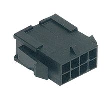MOLEX 44242-0003 Pin Header, Wire-to-Board, 3 mm, 2 Rows, 8 Contacts, Solder Cup, Micro-Fit 3.0 44242 Series