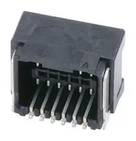MOLEX 505448-1271 Pin Header, Wire-to-Board, 1.25 mm, 2 Rows, 12 Contacts, Surface Mount Right Angle