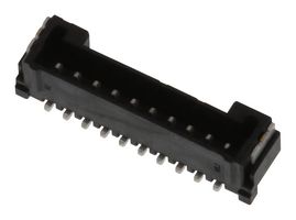 MOLEX 505568-1071 引脚针座, 线至板, 1.25 mm, 1 排, 10 触点, 表面安装直型, Micro-Lock Plus 505568 Series
