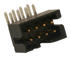 MOLEX 87833-0821 引脚针座, 板至板, 线至板, 2 mm, 2 排, 8 触点, 通孔直角, Milli-Grid 87833 Series