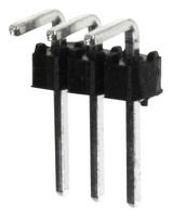 MOLEX 90121-0123 Pin Header, Board-to-Board, Wire-to-Board, 2.54 mm, 1 Rows, 3 Contacts, Through Hole Right Angle