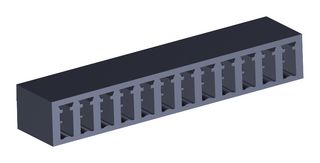 MOLEX 39501-1012 端子块, 针座, 3.5 mm, 12 路, 8 A, 300 V, 通孔竖直