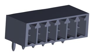 MOLEX 39502-1006 端子块, 针座, 3.5 mm, 6 路, 8 A, 300 V, 通孔直角
