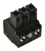 MOLEX 39500-0003 插拔式接线端子, 3.5 mm, 3 路, 30 AWG, 16 AWG, 1.5 mm², 螺丝