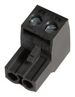 MOLEX 39520-0002 Pluggable Terminal Block, 5 mm, 2 Ways, 26 AWG, 12 AWG, 3.31 mm², Screw