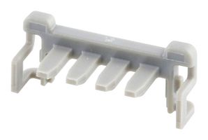 MOLEX 505152-0400 连接器配件, 4路, 端子位置卡扣, Molex DuraClik 505151 和 505153 系列插座连接器外壳及压接端子, DuraClik 505152 Series