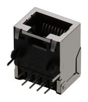 MOLEX 43202-8924 模块连接器, RJ45 插座, 1 x 1 (端口), 8P8C, Cat3, 通孔安装