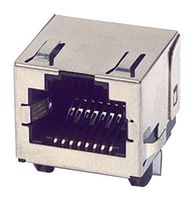 MOLEX 43860-0005 模块连接器, 模制插座, 1 x 1 (端口), 6P6C, Cat3, 面板安装, 通孔安装
