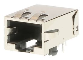 MOLEX 44661-0011 Modular Connector, RJ45 Jack, 1 x 1 (Port), 8P8C, Cat5, Cat5e, Through Hole Mount