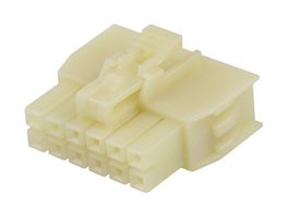 MOLEX 105308-2212 连接器外壳, 自然色,带TPA, Nano-Fit 105308 Series, 插座, 12 路, 2.5 mm, Molex Nano-Fit 105300 系列母压接端子