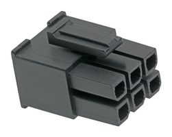 MOLEX 171692-0110 连接器外壳, 黑色, Mega-Fit 171692 Series, 插座, 10 路, 5.7 mm, Molex Mega-Fit 172063、76823 系列母压接端子