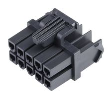 MOLEX 172708-0010 连接器外壳, 黑色, Mini-Fit TPA2 172708 Series, 插座, 10 路, 4.2 mm
