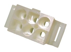 MOLEX 19-09-2068 Connector Housing, Natural, Standard .093" 3191 Series, Plug, 6 Ways, 6.7 mm