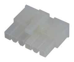 MOLEX 39-01-4060 连接器外壳, 自然色, Mini-Fit Jr. 5557 Series, 插座, 6 路, 4.2 mm