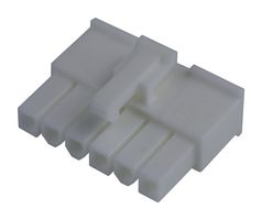 MOLEX 39-01-4061 连接器外壳, 自然色, Mini-Fit Jr. 5557 Series, 插座, 6 路, 4.2 mm