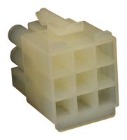 MOLEX 39-03-6094 连接器外壳, 自然色, Standard .093" 3191 Series, 插座, 9 路, 6.7 mm