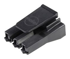 MOLEX 44441-3003 连接器外壳, 黑色, Sabre 44441 Series, 插座, 3 路, 7.5 mm, Molex Sabre 43375 系列母压接端子