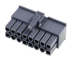 MOLEX 46992-1610 连接器外壳, 黑色, Mini-Fit Jr. 46992 Series, 插座, 16 路, 4.2 mm