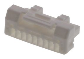 MOLEX 502380-0900 连接器外壳, 白色, CLIK-Mate 502380 Series, 插头, 9 路, 1.25 mm, Molex CLIK-Mate 502381 系列公压接端子