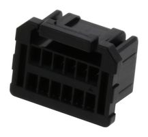 MOLEX 505432-1201 Connector Housing, Black, Micro-Lock Plus 505432 Series, Receptacle, 12 Ways, 1.25 mm
