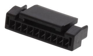 MOLEX 505565-1001 Connector Housing, Black, Micro-Lock Plus 505565 Series, Receptacle, 10 Ways, 1.25 mm