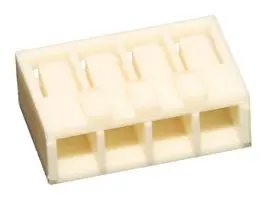 MOLEX 51035-0400 连接器外壳, 自然色, Board-in 51035 Series, 4 路, 2.5 mm, Molex 板内 50097 系列公压接端子