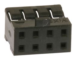MOLEX 51110-0851 连接器外壳, 黑色, Milli-Grid 51110 Series, 插座, 8 路, 2 mm, Molex Milli-Grid 50394 和 87396 系列母压接端子