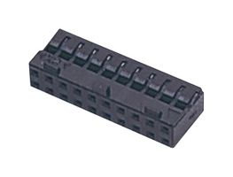 MOLEX 51110-1251 连接器外壳, 黑色, Milli-Grid 51110 Series, 插座, 12 路, 2 mm, Molex Milli-Grid 50394 和 87396 系列母压接端子