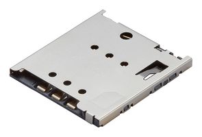 MOLEX 503960-0696 存储卡连接器, Micro SIM, 推-推, 6 触点, 铜合金, 镀金触芯, 503960 Series