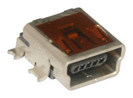 MOLEX 54819-1572 连接器, USB, 小型USB B, USB 2.0, 插座, 5 路, 表面安装, 直角型