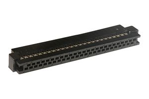 MOLEX 87568-5093 IDC Connector, Black, IDC Receptacle, Female, 2 mm, 2 Row, 50 Contacts, Cable Mount