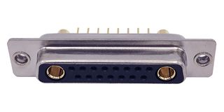 NORCOMP 681M17W2203L101 连接器, 组合式D-SUB, Power-D 681M Series, DB-17W2, 插座, 17 触点, 15信号, 2电源, 焊接
