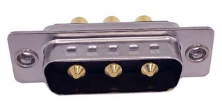 NORCOMP 681M3W3103L101 连接器, 组合式D-SUB, Power-D 681M Series, DA-3W3, 插头, 3 触点, 3电源, 焊接