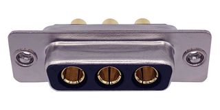 NORCOMP 681M3W3203L111 连接器, 组合式D-SUB, Power-D 681M Series, DA-3W3, 插座, 3 触点, 3电源, 焊接